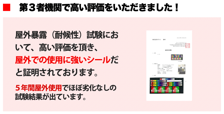 高い評価をいただきました！